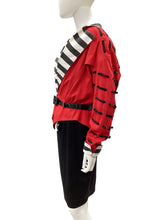 Load image into Gallery viewer, Black/Red/White IIF- Vintage Size Small - Jacket