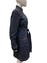 Load image into Gallery viewer, DKNY Size Medium Denim Coat