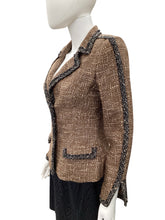 Load image into Gallery viewer, PILAR ROSSI Size Small Brown &amp; Black Blazers
