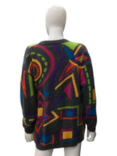 Load image into Gallery viewer, I.B. Diffusion Size Large Grey/Colors Cardigan