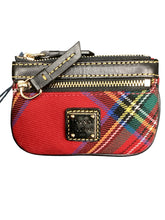 Load image into Gallery viewer, dooney &amp; bourke Red Plaid Wallet
