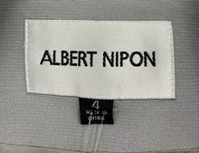 Load image into Gallery viewer, SILVER Size 4 Albert Nipon suit