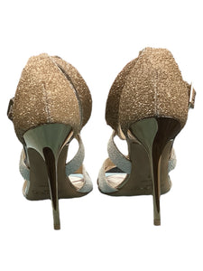 JIMMY CHOO Size 9 Gold Shoes
