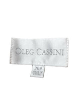Load image into Gallery viewer, Oleg Cassini Size 20w Gold &amp; Silver Dress