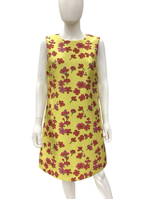 alice & olivia Size 12 Yellow/Floral Dress