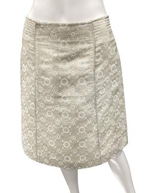 CHLOE Size 6 Beige Skirt