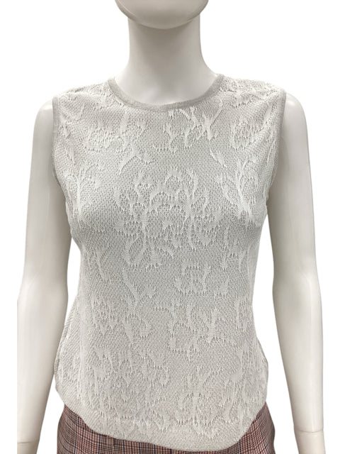 st.john Size Small SILVER Top