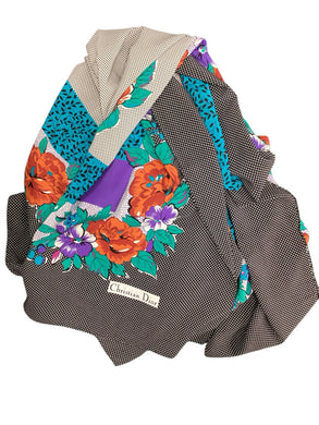 Christian Dior Multi-Color Scarf