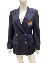 Load image into Gallery viewer, Ralph Lauren Size 8 navy blue Blazers