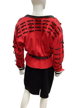 Load image into Gallery viewer, Black/Red/White IIF- Vintage Size Small - Jacket