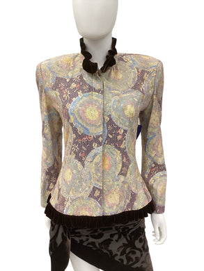 POLATOF-Italian Designer Size S/M Multi-Color Top