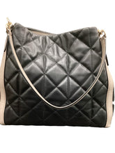 Load image into Gallery viewer, Coach Black &amp; Beige Purse