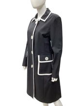 Load image into Gallery viewer, Michael Kors Size Large Black &amp; White Coat