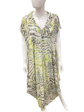 Load image into Gallery viewer, KOZAN Size 1x Green Print Dress