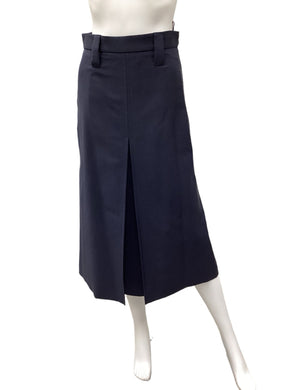 PRADA Size 6 Navy Skirt