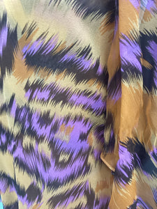 Dian Von Furstenberg Size 2 Multi-Color Top