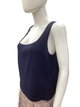 Load image into Gallery viewer, St John Size Large Navy Top