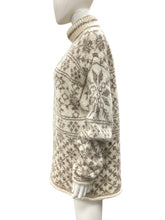 Load image into Gallery viewer, SKYR-Vintage Off White &amp; Beige Sweater