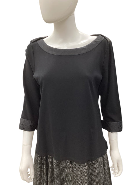 CHANEL Size Large Black Top