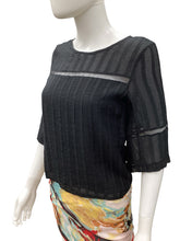 Load image into Gallery viewer, HD in Paris Size xs Black Top