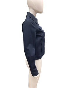 Oscar de la Renta Size 4 Navy Jacket