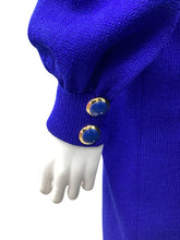 Load image into Gallery viewer, St John Size Small Blue Dress
