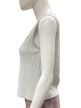 Load image into Gallery viewer, st.john Size Small SILVER Top