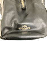 Load image into Gallery viewer, Coach Black &amp; Beige Purse