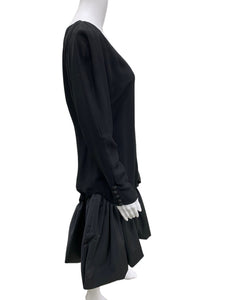 ANTHONY MUTO-Vintage Size 6 Black Dress