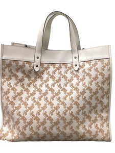 Coach Beige & white Purse