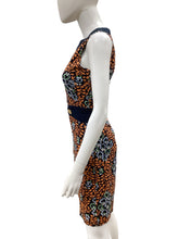 Load image into Gallery viewer, tory burch Size 2 navy &amp; orange Dress