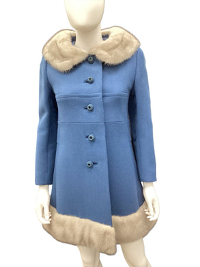 Fisher Bros. Vintage Size Small blue & grey Coat