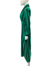 Load image into Gallery viewer, Made In Italy Size S/M Black &amp; Green Duster