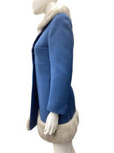 Load image into Gallery viewer, Fisher Bros. Vintage Size Small blue &amp; grey Coat