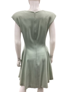 Pauline Trigere-Vintage Size Medium mint green Dress