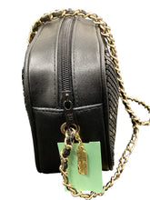 Load image into Gallery viewer, whiting &amp; davis Black &amp; Gold Purse