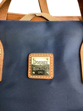 Load image into Gallery viewer, dooney &amp; bourke blue &amp; brown Purse