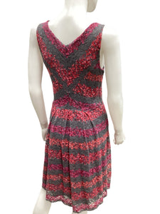 HD in Paris Size Medium pink & grey Dress