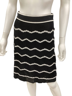 Missoni Size Small Black & Gold Skirt