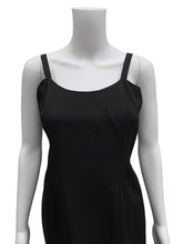 Load image into Gallery viewer, Vintage Size S/M Black &amp; Gold Dress