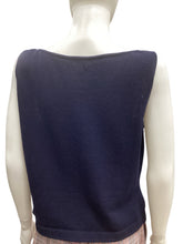 Load image into Gallery viewer, St John Size Large Navy Top