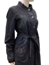 Load image into Gallery viewer, DKNY Size Medium Denim Coat