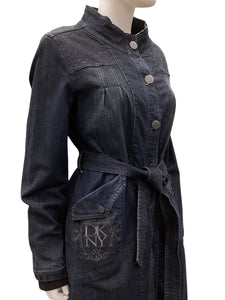 DKNY Size Medium Denim Coat