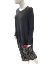 Load image into Gallery viewer, Chiara Cocol Milano Size Medium Black/Colors Dress