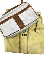 Load image into Gallery viewer, FENDI white &amp; brown Purse