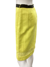 Load image into Gallery viewer, Feraud Size 4 Yellow Skirt