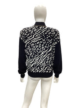 Load image into Gallery viewer, St John Size Small Black &amp; White Top