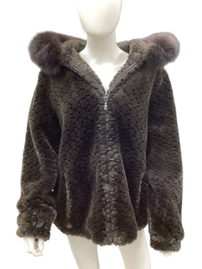 gallery Size Medium Brown & Black Coat