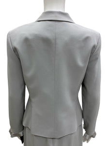 SILVER Size 4 Albert Nipon suit