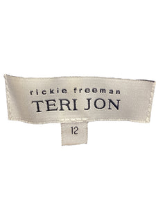 teri Jon Size 12 Navy Dress